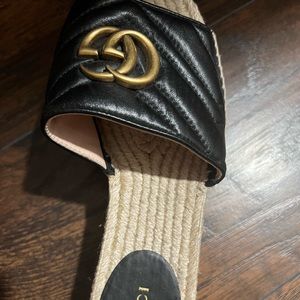 Gucci GUC espadrilles platform size 37.5